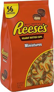 Reese's Peanut Butter Cups Miniatures, Halloween Candy, Chocolate Candy, 56 Ounce Bulk Candy