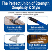 Commercial Dust Mop Handle by Carlisle FoodService Products – 1 Pack, Metal, Blue, Model 36201300