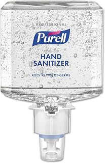 PURELL 646202 Professional Advanced Hand Sanitizer Gel, 1200 mL, for ES6 Dispenser, 2/CT