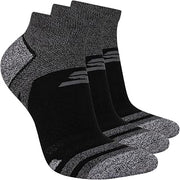 Skechers Women's 3-pack Performance Golf Low Cut Socks, Odor Control & Mesh Ventilation