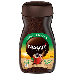 NESCAFÉ RICH Decaffeinated by Nescafe – 3.52 Ounce (Pack of 1), Model 055000001205