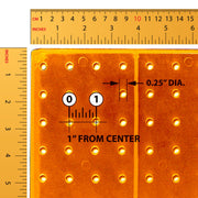 Azar Displays Pegboard only / Orange / 14 x 14 x 20 inches Panels & Units