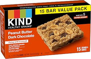 KIND Healthy Grains Bars, Peanut Butter Dark Chocolate, 1.2 Ounce, 60 Count, Gluten Free