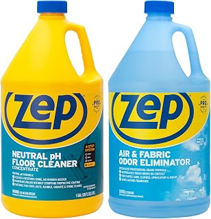 Zep Neutral pH Floor Cleaner Odor Eliminator - 1 Gal (1 of Each) - ECBD055