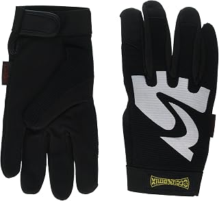 OccuNomix G470-066 Value Gulfport Mechanics Work Gloves, Size 2X, Black/White