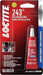 Loctite 1330799-6PK Blue Oil Resistant Threadlocker 243-6 ml Tube, (Pack of 6)