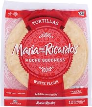 Maria & Ricardos White Tortillas 12 Inch, 45.7 OZ