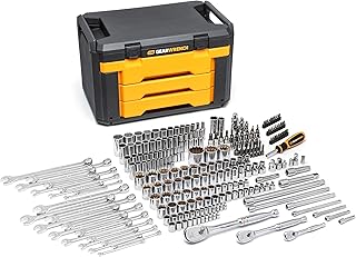 GEARWRENCH 243 Pc 12Pt Mechanics Tool Set in 3 Drawer Storage Box | 80972