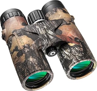 Barska Blackhawk 42mm Binoculars – Waterproof Fogproof, BAK-4 Prism, Multi-Coated Optics, Rugged Rubber Armor, for Hunting, Bird Watching & Outdoor Use