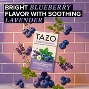 TAZO Blueberry Lavender Lemon / 16 Count (Pack of 6) / 1 Herbal