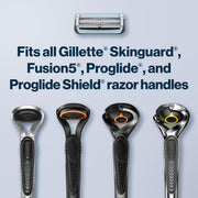 Gillette 4 Count (Pack of 1) / 4 Refills / WHITE Cartridges