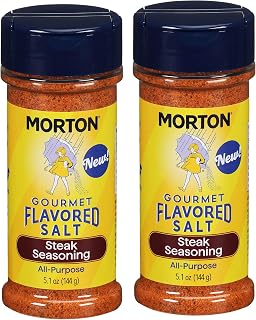 Morton Gourmet Flavored Salt Steak Seasoning (2 Pack)
