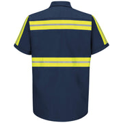 Red Kap 3X-Large / Navy With Yellow/Green Visibility Trim / big Tops