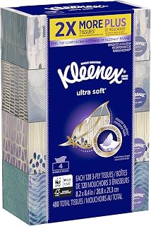 Kleenex Ultra Soft Tissues, Medium, 120 Count