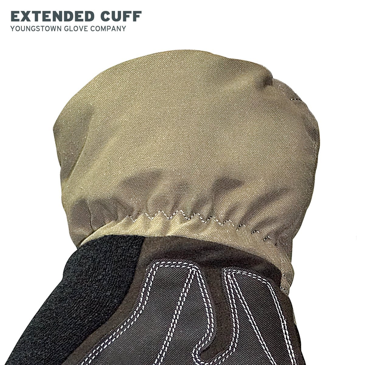 Youngstown Glove Company Large (Pack of 1) / Olive and Black / Waterproof Winter Safety Work Gloves