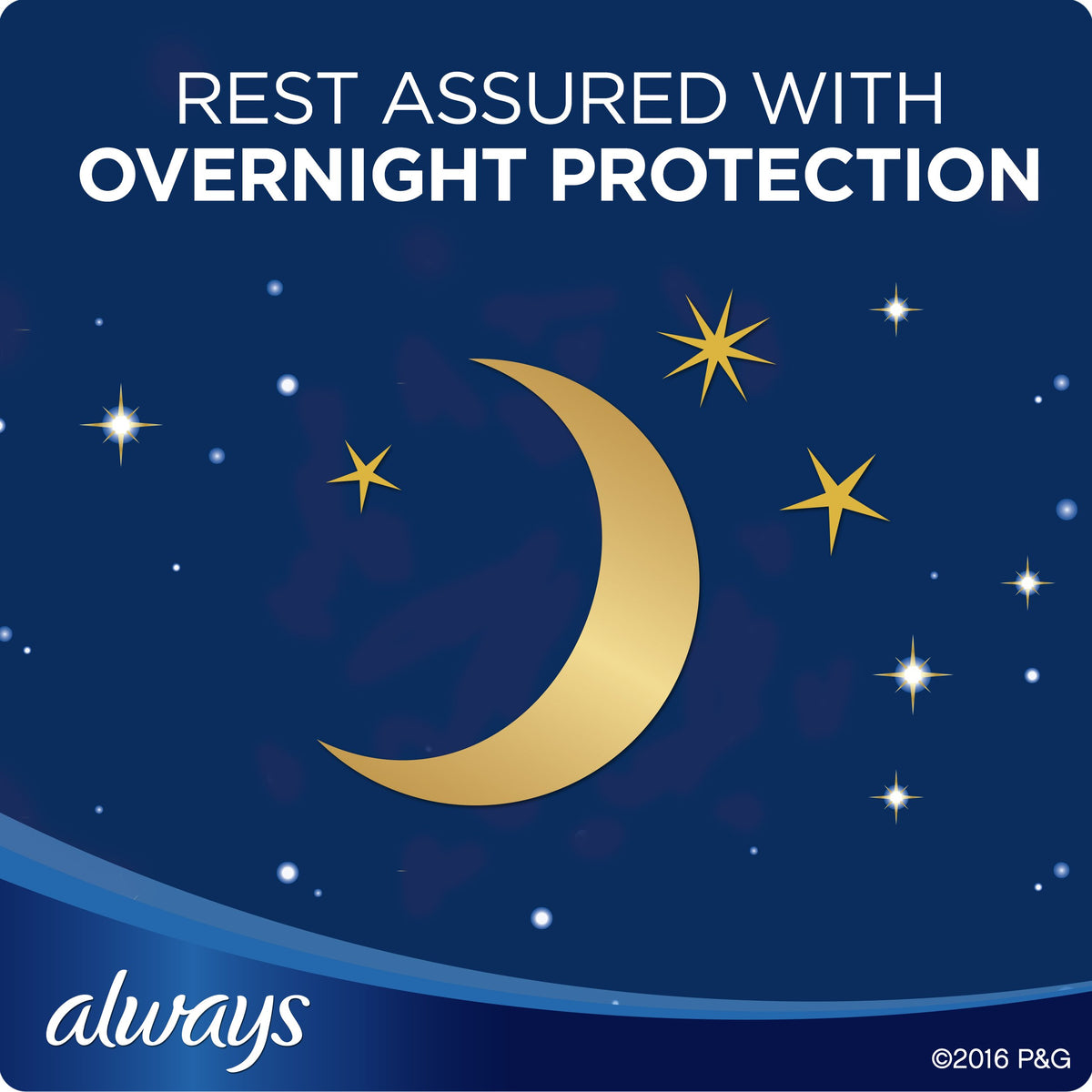 Pads Ultra Thin Size 4-28 Count Overnight (3 Pack) by Always – overnight, Pack of 3, Model 30662