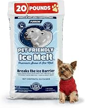 Pet Friendly Ice Melt (20 lb) All Natural Ice Melt Made with Naturally Occurring Salts and Minerals by Furrow – 20 lb, Blue, Model FW-1031
