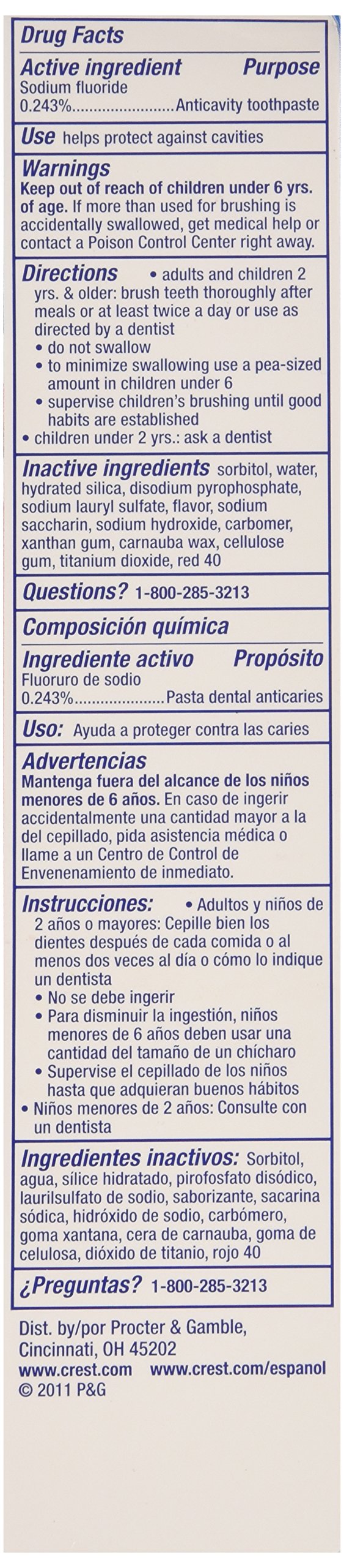 Whitening Expressions Fluoride Anticavity Toothpaste by Crest – 6 Ounce (Pack of 1), Model 37000427285