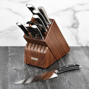 Wusthof 10 Piece Knife Set with Walnut Block by Wüsthof – 10 Piece, Forged High Carbon Stainless Steel, 10 Piece (Walnut), Pack of 10, Model Classic Ikon