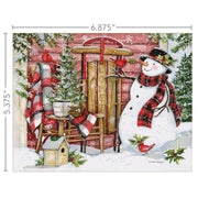 Home for The Holidays Assorted Christmas Cards by Lang – 6.875 inches by 5.375 inches, Paper, Multi, Pack of 18, Model 1008125