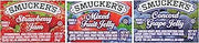 Smucker's Strawberry Jam, Mixed Fruit and Concord Grape Jelly Assortment, 1/2 oz Plastic Portion Control Cup, 200-Count Case