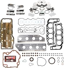 MA-4216952485-3 Full Gasket Set Pistons Bearings Compatible With/For 04-07 Dodge Jeep Chrysler 4.7