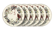 Lenox Winter Greetings Porcelain Dinner Plates, 10.75 Inch, Set of 6
