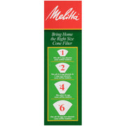 #2 Cone Coffee Filters by Melitta – 100 Count (Pack of 1), Plastic, No Color, Model 622712