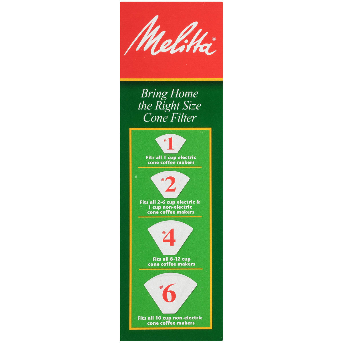 #2 Cone Coffee Filters by Melitta – 100 Count (Pack of 1), Plastic, No Color, Model 622712