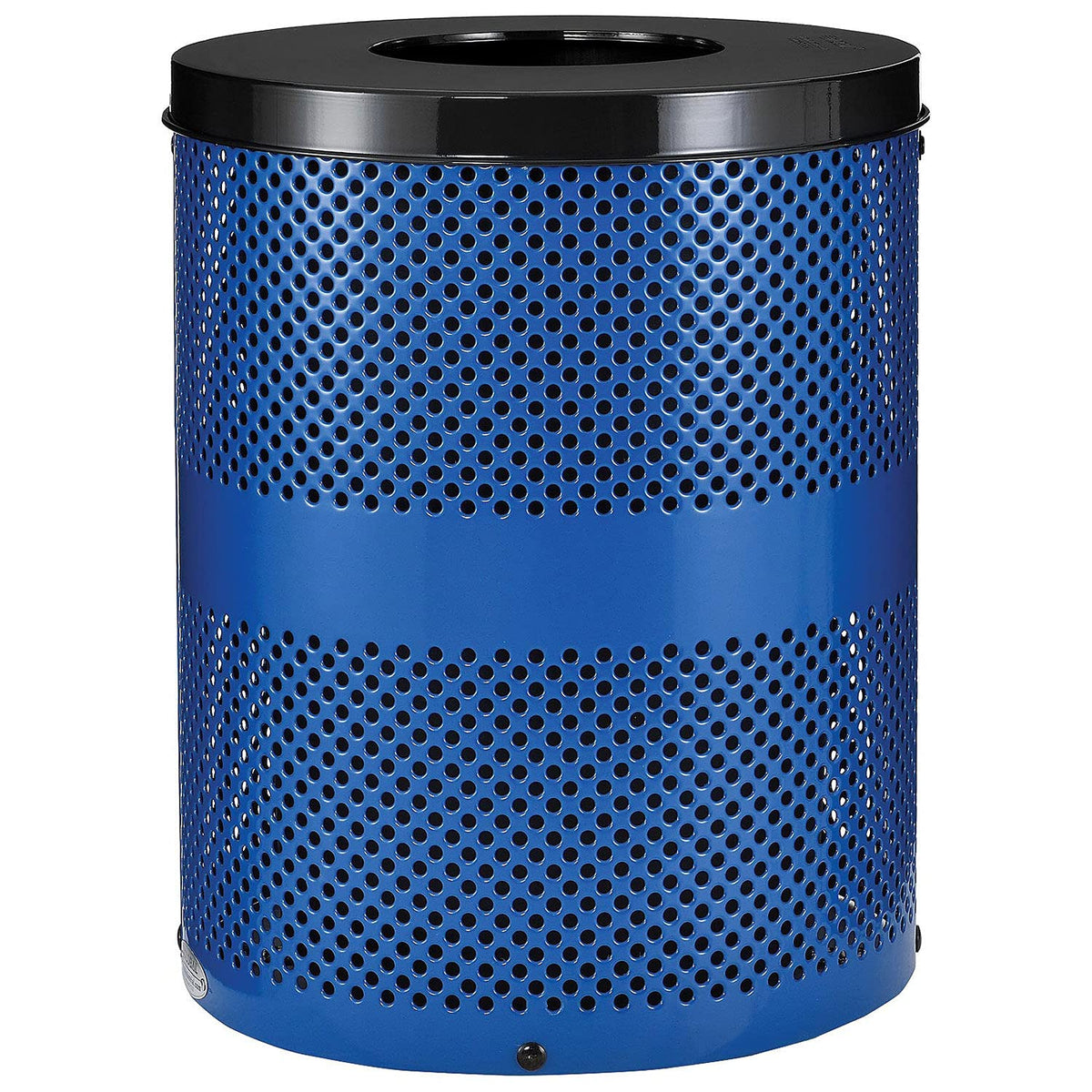 Global Industrial Blue / Industrial / 36.0 gallons Outdoor Trash Cans