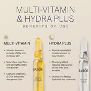 Multi-Vitamin & Hydra Plus Ampoule Serum Concentrate Bundle by BABOR – Commercial Grade