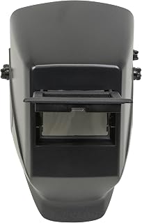 Jackson Safety HSL 2 Passive Welding Helmet with 187 Blades, Shade 10 Filter, 2” x 4.25” Safety Plate, Lift Front, Narrow Shell, Black, 4 / Order, 14986