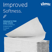 Professional Multifold Paper Towels by Kleenex – 120 Count (Pack of 25), Paper, White, Pack of 3000, Model 13253