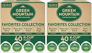 Green Mountain Coffee Roasters Favorites Collection,(Pack of 2)