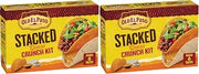 Old El Paso Stacked Queso Crunch Taco Kit, 6-count, 13.25 oz. (Pack of 2)