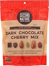 Second Nature Dark Chocolate Cherry Snack Mix, Resealable Pouch, Certified Gluten-Free Snack, 12 Oz (Pack of 6)