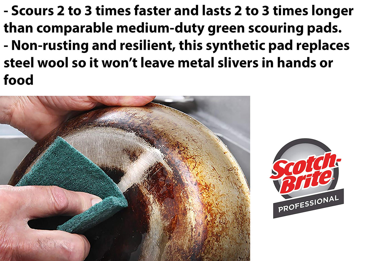 3M Green / 4.5 in x 6 in / 40 Scouring Pads & Sticks