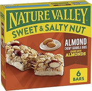 Nature Valley Granola Bars, Sweet and Salty Nut, Almond, 6 Bars, 7.2 OZ (Pack of 8)