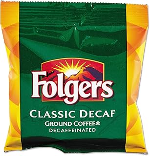 Folgers 06433 Ground Coffee, Fraction Pack, Classic Roast Decaf, 1.5oz, 42/Carton
