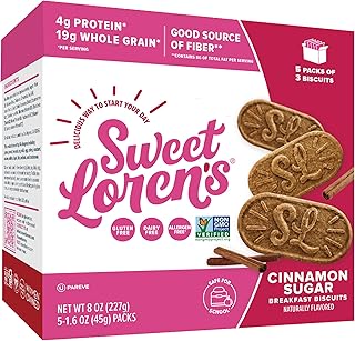 Sweet Loren's Gluten Free & Vegan Cinnamon Sugar Breakfast Biscuits
