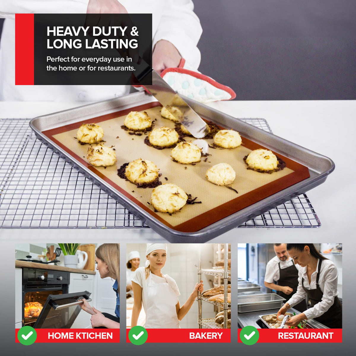 Stock Your Home Quarter Sheet / Silver / 2 Baking & Cookie Sheets