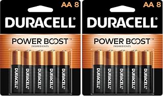 DURACELL AA Batteries, Alkaline, 8 Count | Coppertop | Power Boost | Long-Lasting | For Household Devices
