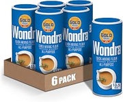 Gold Medal Wondra Quick Mixing All Purpose Flour, 13.5 oz. (Pack of 6)