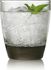 Libbey Classic Smoke Rocks Glasses Set, Classy, Timeless Whiskey Glasses Set of 12, 13 Oz, Dishwasher Safe Bar Glassware for Special Occasions