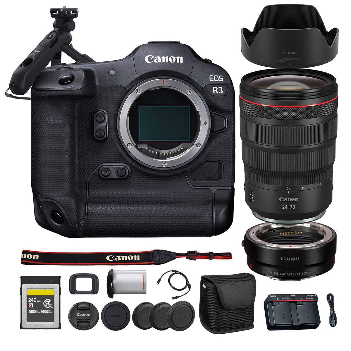 Canon w/ 24-70mm Lens / 1 Mirrorless Cameras