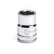 3/8" Drive Standard Metric Socket 11mm by GEARWRENCH – 11 mm, Silver, Model 80379