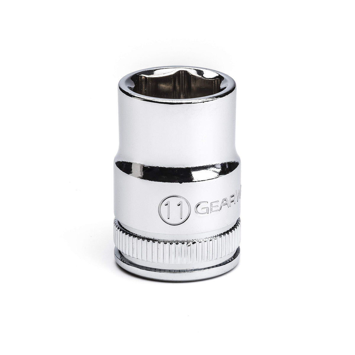 3/8" Drive Standard Metric Socket 11mm by GEARWRENCH – 11 mm, Silver, Model 80379