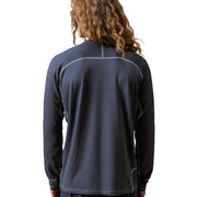 Unisex Corner Long Sleeve Cycling Shirt Obre Blue by Endura – X-Small, Obre Blue, Model UCornerLongSleeveShirt1.0