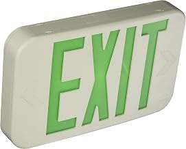 Lithonia Lighting EXG LED M6 Contractor Select Green Thermoplastic LED Exit Sign