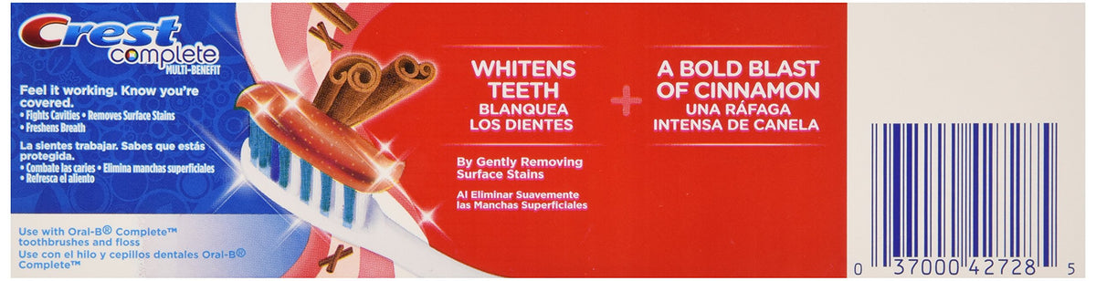 Whitening Expressions Fluoride Anticavity Toothpaste by Crest – 6 Ounce (Pack of 1), Model 37000427285